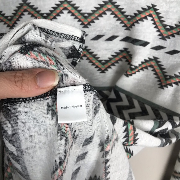 GRAY SFA BOHO print boat neck shirt - Picture 5 of 5